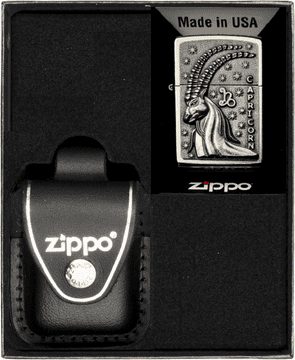 shumee ZIPPO komplet vžigalnikov ZODIAC CAPRICORN Kozorog darilo št. 3