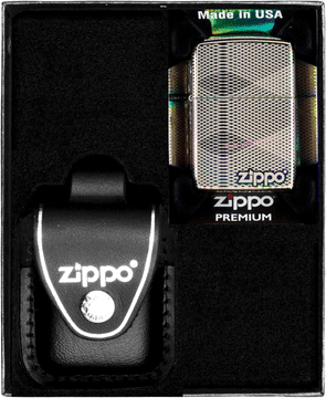 shumee Darilni set vžigalnikov ZIPPO ILLUSION LINE PATTERN DESIGN št. 3