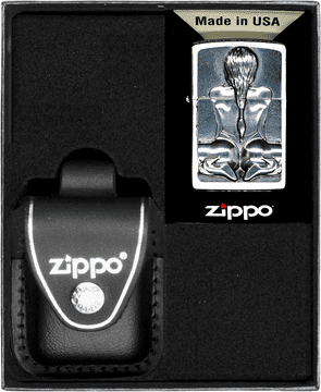 shumee Darilni set vžigalnikov ZIPPO KNEELING GIRL EMBLEM št. 3