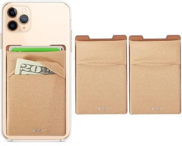 shumee ŽEP ZA KARTICO ZA TELEFON DENARNICO Z RFID GOLD X2