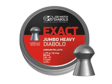 shumee Diabolo peleti JSB Exact Jumbo Heavy 5,53 mm 250 kos.