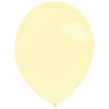 shumee Pastel Fashion vanilijevo kremasti lateks baloni, 28 cm, 50 kosov.