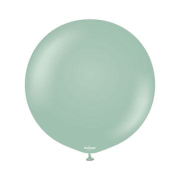 shumee Kalisan Retro Winter Green lateks baloni, zeleni, 60 cm, 2 kosa.