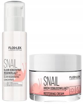 shumee FLOSLEK Set POLŽJI ELIKSIR + REGENERACIJSKA KREMA 30 ml + 50 ml