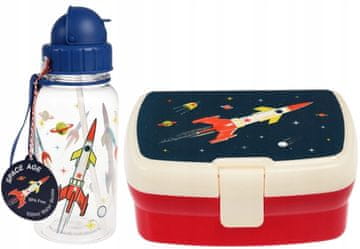 shumee Škatla za malico Škatla za malico + steklenica KOSMOS Rex London