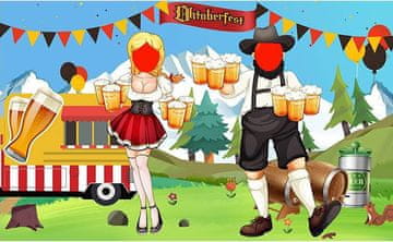 shumee FOTO OZADJE DEKORACIJA OKTOBERFEST BEER FESTIVAL PARTY 180x110CM