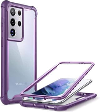 shumee VIJOLIČEN OVITEK ZA SAMSUNG GALAXY S21 ULTRA CASE BUMPER STRONG SM-G998