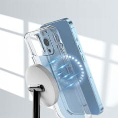 shumee Qi Mag Safe 15W induktivni polnilec za iPhone Apple Watch AirPods 3v1 brezžično stojalo Bela