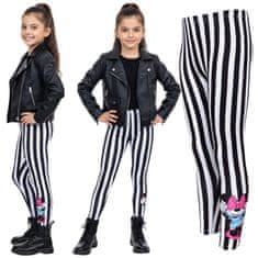 Disney DISNEY Minnie Mouse ELASTIC črtaste legice, UDOBNE legice za deklice 116