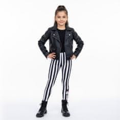 Disney DISNEY Minnie Mouse ELASTIC črtaste legice, UDOBNE legice za deklice 116