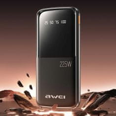 Awei AWEI PowerBank P10K 10000 mAh 22,5 W črna/črna