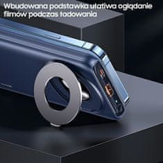 USAMS Powerbank PB62 10000mAh 20W QC3.0+PD magnetno brezžično hitro polnjenje modro/modro 10KCD17104 (US-CD171)