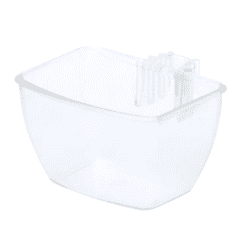 shumee Pravokotna posoda za jajčno hrano - krmilnica za papige in druge ptice