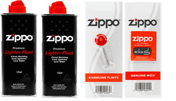 shumee Komplet ZIPPO 2x dodatkov za stenj za bencinske kamne