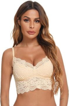 shumee NEDRČEK S ČIPKAMI MEHKO BEŽ S.S