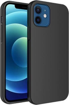 shumee OVITEK OVITEK APPLE IPHONE 12/12 PRO SILIKONSKI OVITEK ČRNO ENO