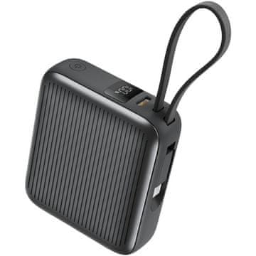 shumee PowerBank Energea Integra Mini 35 10000mAh USB-C kabel PD35W siv