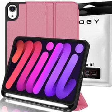 shumee Pametni ovitek Alogy za Apple iPad Mini 6 2021, roza