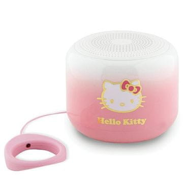shumee Bluetooth 5.0 zvočnik Hello Kitty z elektroplatom in gradientnim roza vzorcem