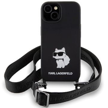Karl Lagerfeld OVITEK KARL LAGERFELD ZA IPHONE 15 14 13 OVITEK CROSSBODY CHOUPETTE