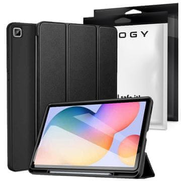 shumee Pametni ovitek Alogy za Galaxy Tab S6 Lite 104 2020 2022 P610P615 črne barve