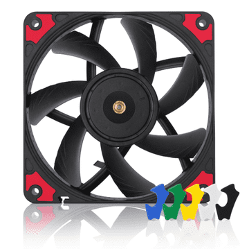 shumee Noctua NF-A12x15 PWM Chromax.črna.swap (NF-A12X15 PWM CH.BK.)