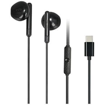 shumee Stereo slušalke AWEI PC-6T USB-C črne barve