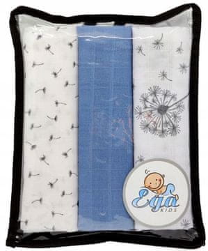 shumee MUSLIN PLENICE 60x80 cm BOMBAŽ x3