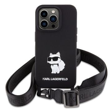 Karl Lagerfeld SILIKONSKI OVITEK KARL LAGERFELD ZA IPHONE 15 PRO MAX 6.7 OBESEK CHOUPETTE