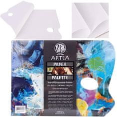 shumee PAPIRNA SLIKARSKA PALETA umetniška paleta 23 x 30,5 cm 60 g ASTRA 36 listov