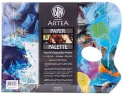 shumee PAPIRNA SLIKARSKA PALETA umetniška paleta 23 x 30,5 cm 60 g ASTRA 36 listov