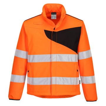 shumee PW2 Hi-Vis Softshell jakna (2L) - oranžna/črna 4XL