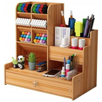 shumee Velik lesen namizni organizator za knjige za delo ali študij (87550001)