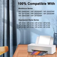 shumee 6x ČRNILO ZA EPSON 603XL XP-2100 XP-2105 XP-2150 WF-2810 WF-2822 WF-2820