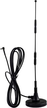 shumee MAGNETNA ANTENA ČRNA Z PRISEKOM 3-PASOVNA 4G 5dB RG174 3m TS9