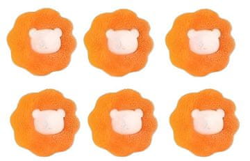 shumee ČISTILO ZA PERILO ZA ODSTRANJEVANJE ŽIVALSKE DLAKE, GOBA ZA VEČKRATNO UPORABO 6 kom.