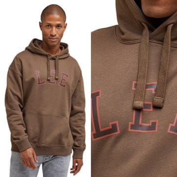 shumee Lee GRAFIČNA JOPICA S PUCO V OBLIKI TARTFULL SPROŠČENA RJAVA JOPICA S PUCO V OBLIKI XXL