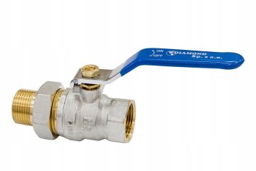 shumee 1'' KROGELNI VENTIL Z VIJAČNIM PRIKLJUČKOM, ŠPANSKI ROČAJ