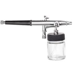 shumee PROFESIONALNI AIRBRUSH 3 ŠOBE 0,2 0,3 0,5 MM 2 STRANSKA REZERVOARJA ZA BARVO