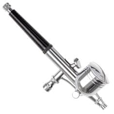 shumee PROFESIONALNI AIRBRUSH 3 ŠOBE 0,2 0,3 0,5 MM 2 STRANSKA REZERVOARJA ZA BARVO