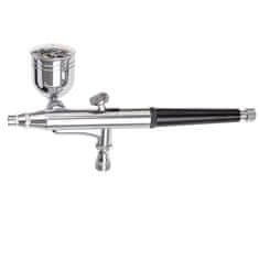 shumee PROFESIONALNI AIRBRUSH 3 ŠOBE 0,2 0,3 0,5 MM 2 STRANSKA REZERVOARJA ZA BARVO