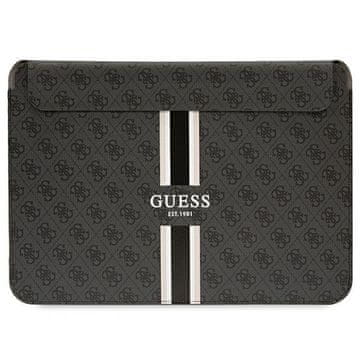 Guess Etui Guess 4G Printed Stripes za 16" prenosnik - črna