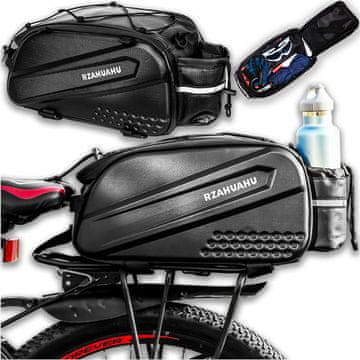 shumee Kolesarska torba za zadnji prtljažnik, 12l zadnji prtljažnik, črna