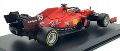 shumee F1 avto FERRARI SF21 #55 Sainz ČELADA BBurago 1:43