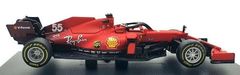 shumee F1 avto FERRARI SF21 #55 Sainz ČELADA BBurago 1:43