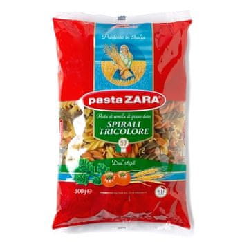 shumee Zara Spirali Tricolore pasta 500 g (3 barve)