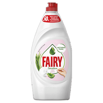 shumee Detergent za pomivanje posode Fairy Sensitive z alojo in jasminom 900 ml