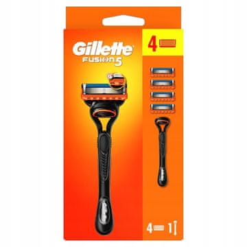 shumee GILLETTE FUSION5 britvica z ročnim rezilom + 4 originalna nadomestna rezila