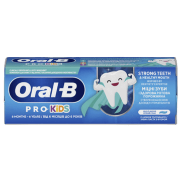 shumee Zobna pasta Oral-B Pro Kids, 0-6 let 50 ml