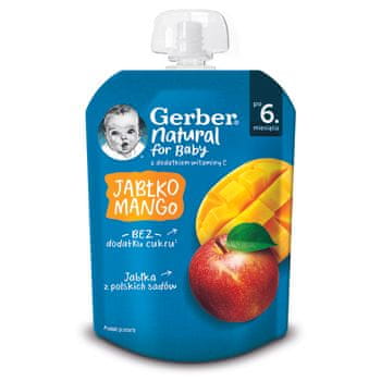 shumee Gerberjeva sladica v tubi z jabolkom in mangom po 6 mesecih 80 g